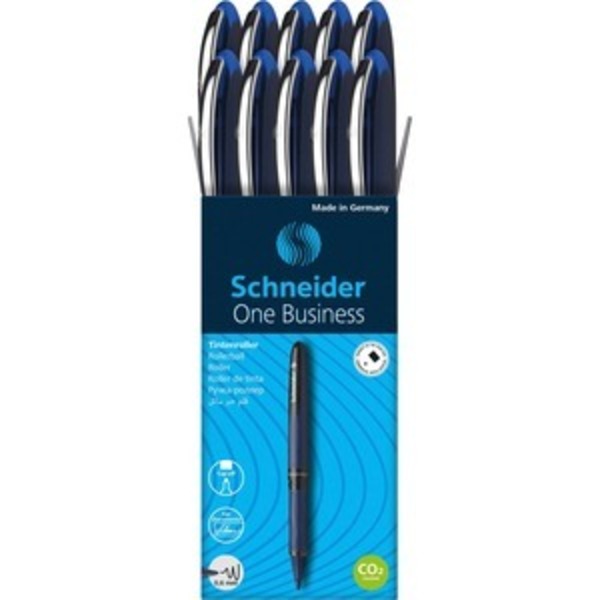 Schneider Electric Pen, Liquid, Rlrball, .6Mm, Be RED183003
